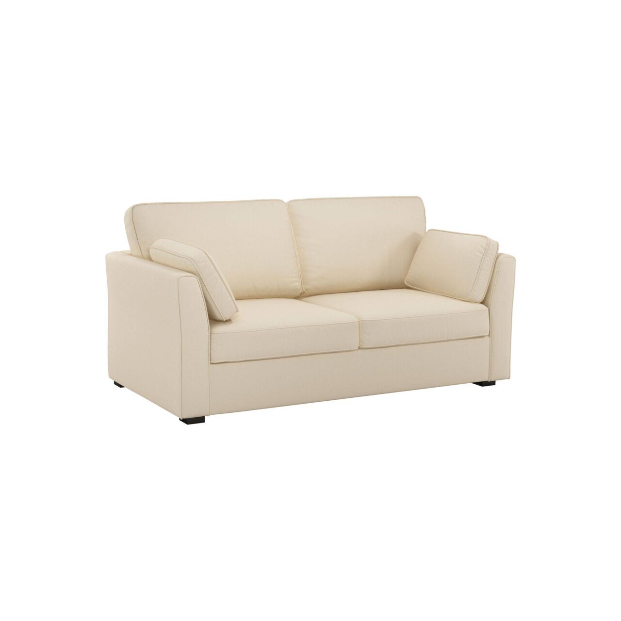 Web JPG 2D CANAPE TISSU 2 PLACES BEIGE MOUSSE NORD MARBELLA 10029646 CAMIF SIGNATURE - Canapé convertible tissu coton déhoussable Marbella