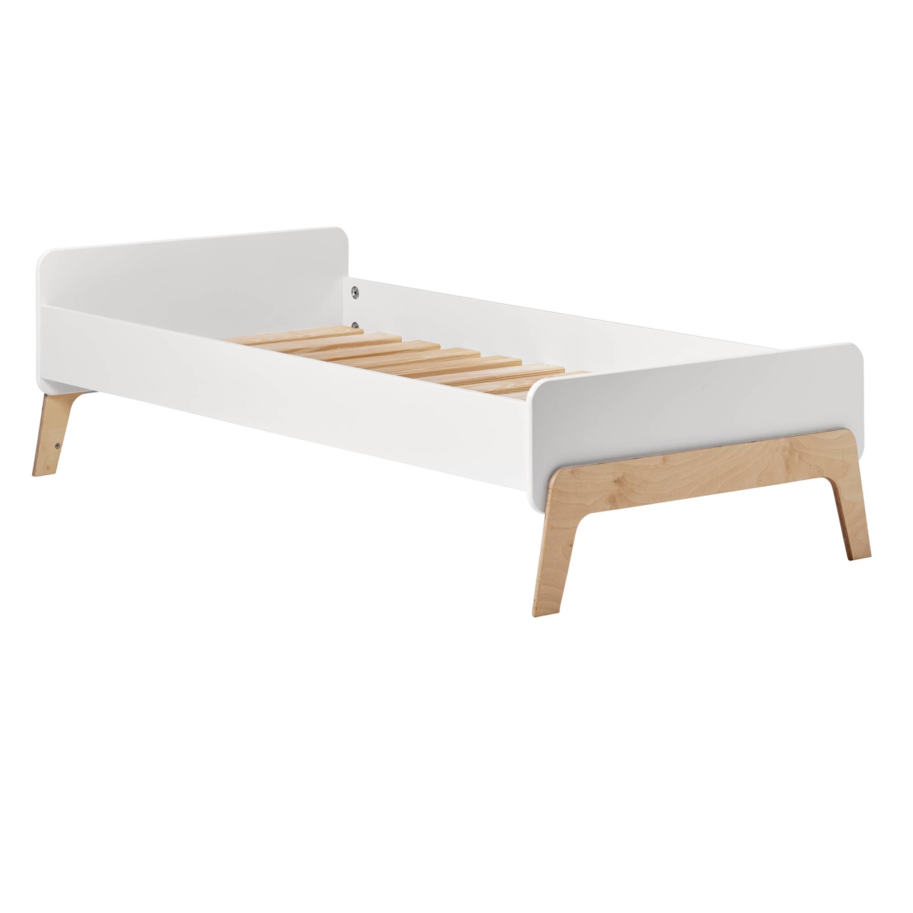 Web PNG 01 DE CHAMBRE ENFANT LIT 90 190 BLANC 0 CAMIF EDITION SERENITE 10034431 tif CAMILLE PAR CAMIF - Lit évolutif Sérénité