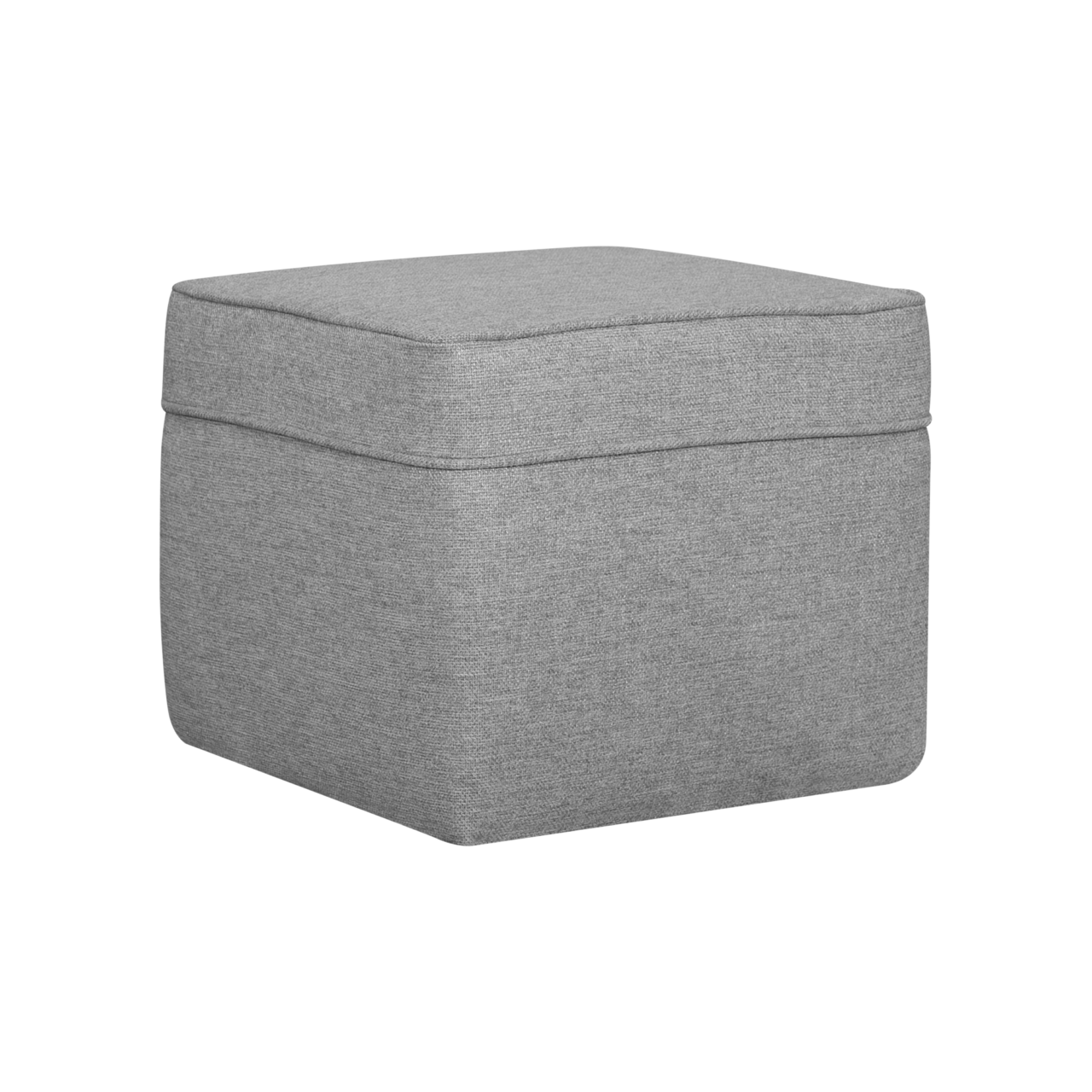 Web PNG 03 de fauteuils poufs et repose pieds gris polyester ondine camif 100357721207 20220721 ESSENTIELS PAR CAMIF - Pouf carré tissu Ondine
