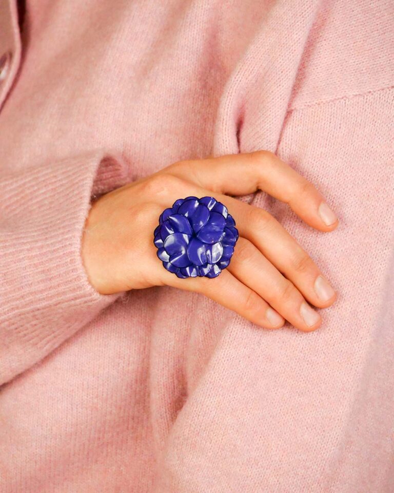 Ciléa Bijoux - Bague Géranium - Grand – Citron