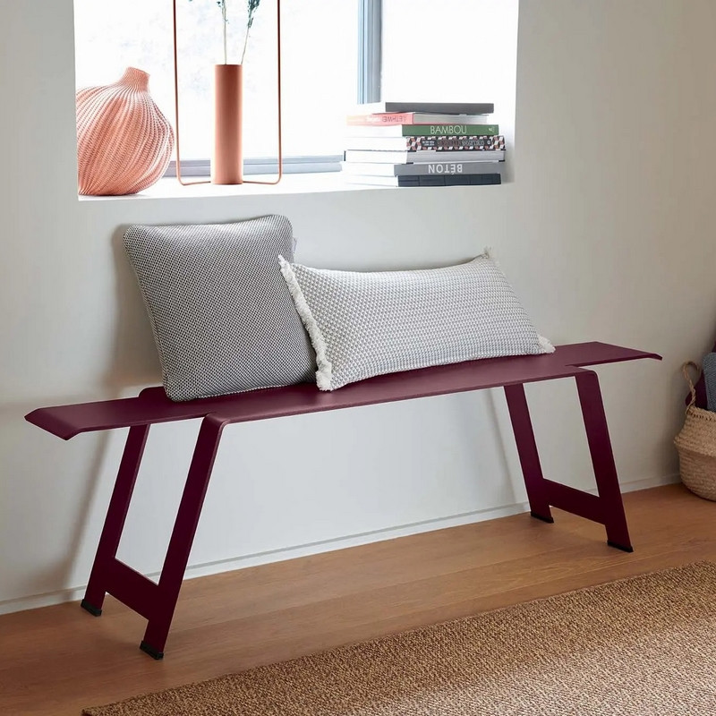 banc 3 personnes fermob origami en metal 25 coloris FERMOB - Banc 3 personnes FERMOB Origami en métal - 25 coloris