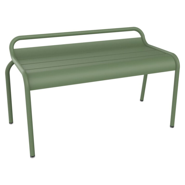 FERMOB - Banc compact FERMOB Luxembourg en métal - 25 coloris