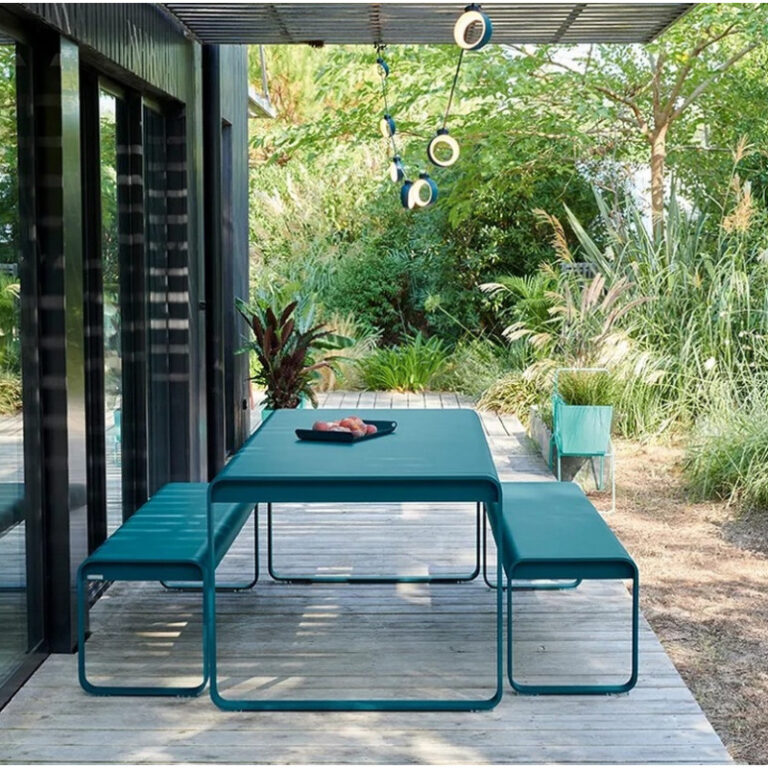 FERMOB - Banc FERMOB Bellevie 3 places en métal - 25 coloris