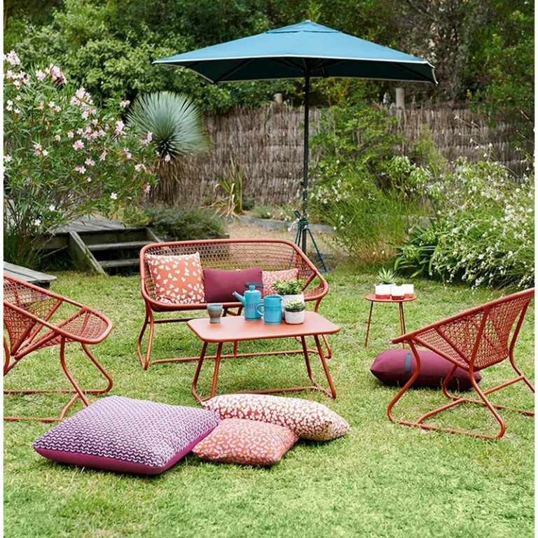 FERMOB - Banquette FERMOB Sixties 2 places en métal - 5 coloris