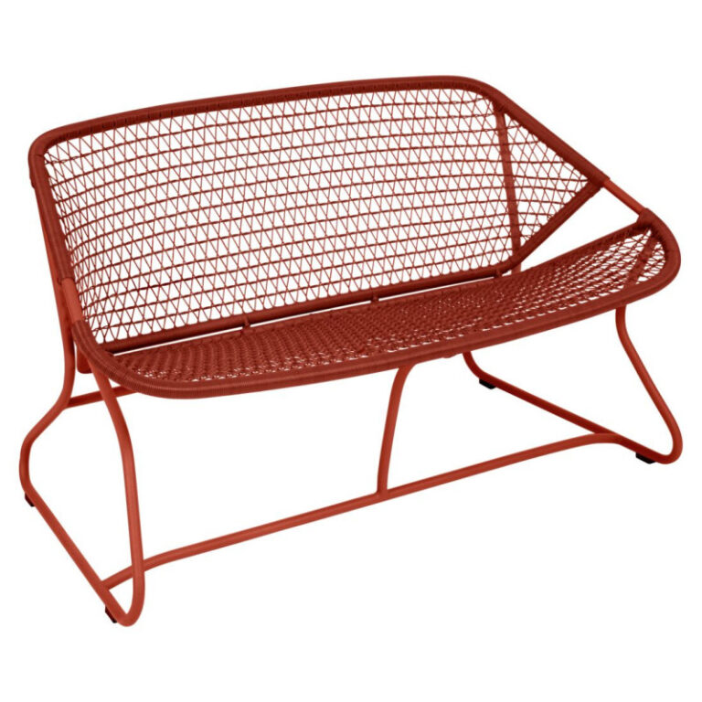 FERMOB - Banquette FERMOB Sixties 2 places en métal - 5 coloris