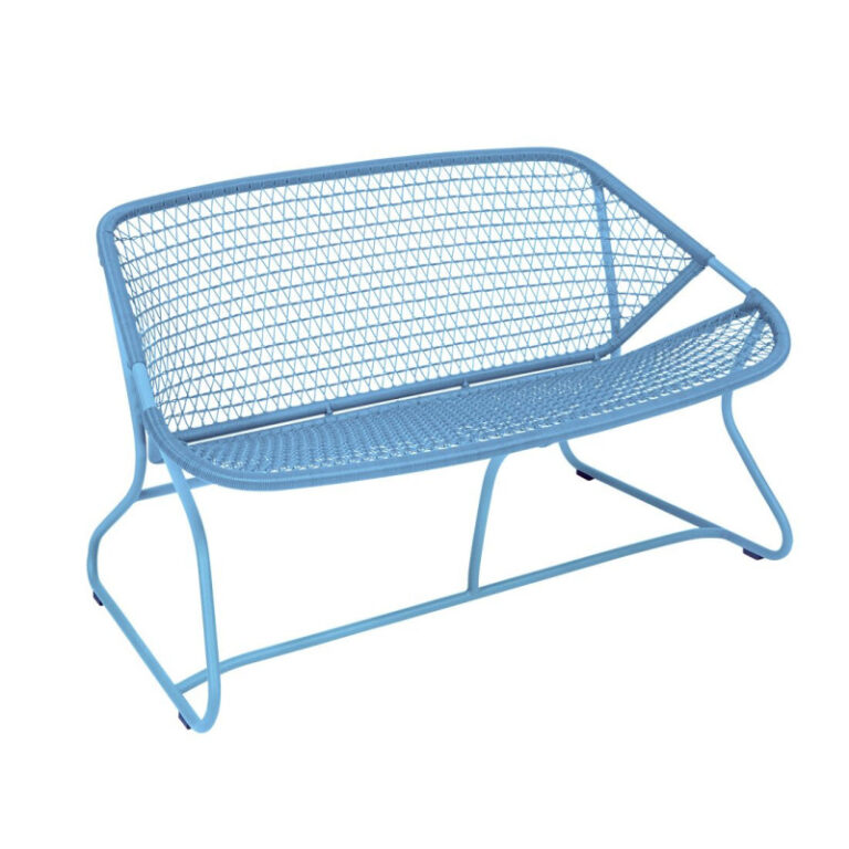 FERMOB - Banquette FERMOB Sixties 2 places en métal - 5 coloris