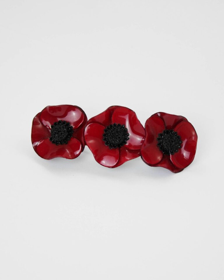 Ciléa Paris - Barrette cheveux Anémone 3 fleurs