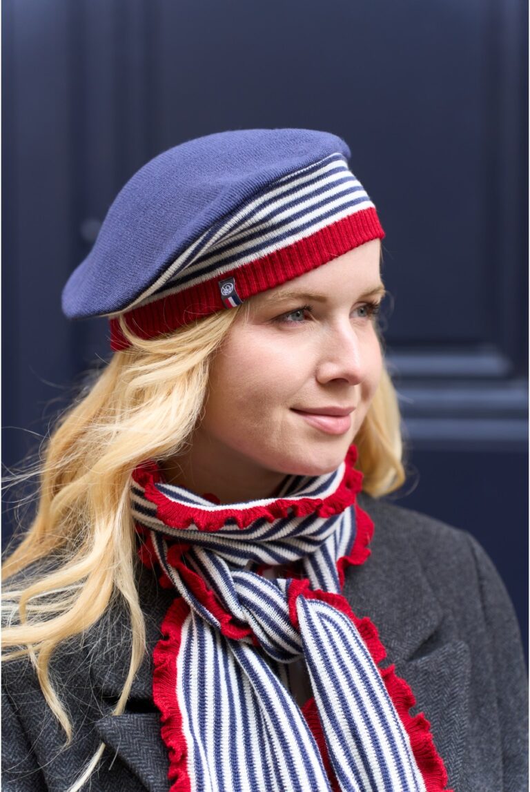 Maison Bonnefoy - Béret Léna Rouge Saphir