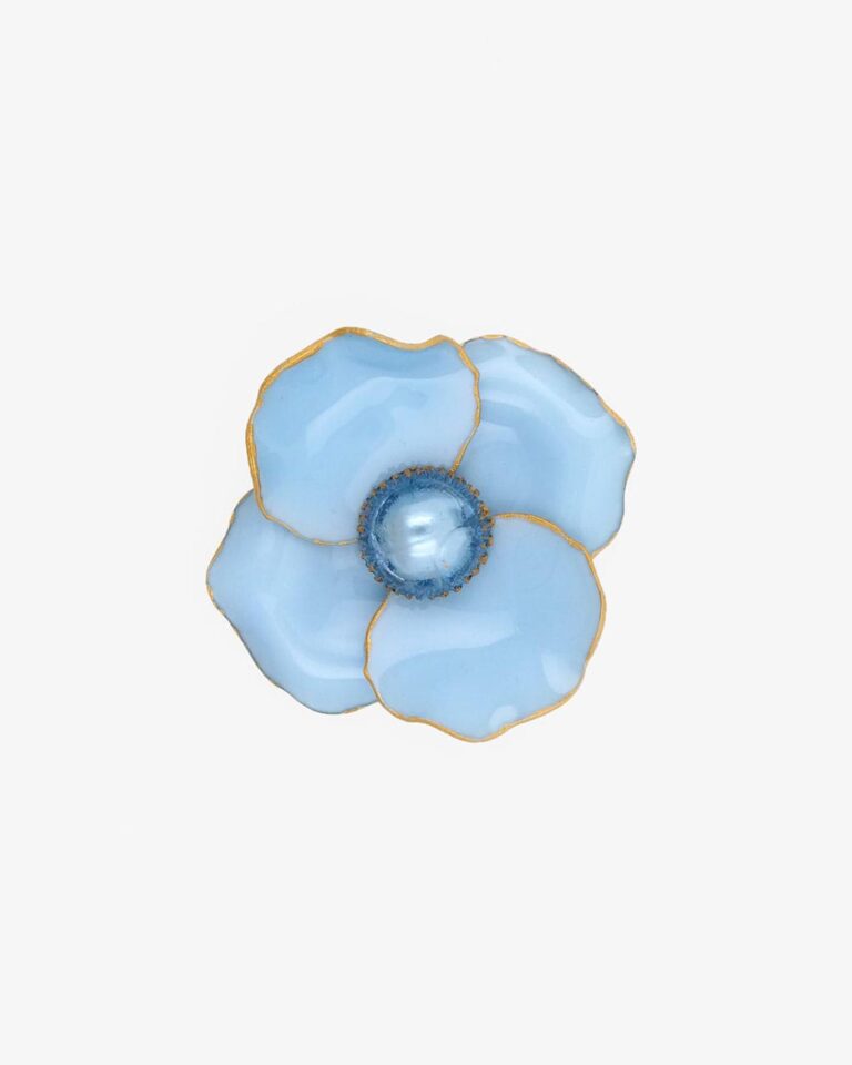 Ciléa Bijoux - Broche La Baule – Rouge clair