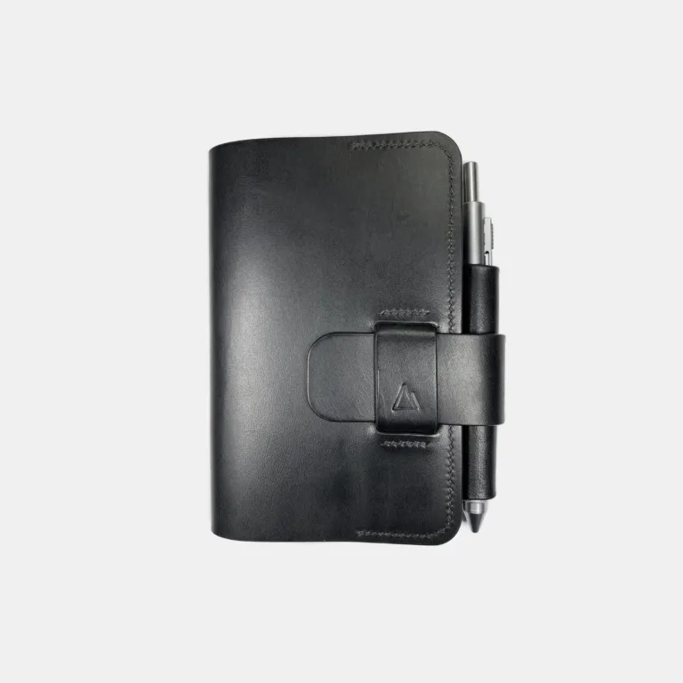 Darksails - Porte-Carnets et Passeport en Cuir Noir