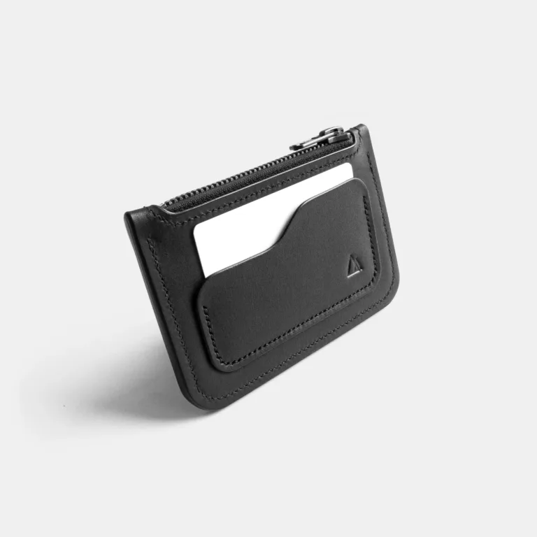 Darksails - Porte-Monnaie en Cuir Noir