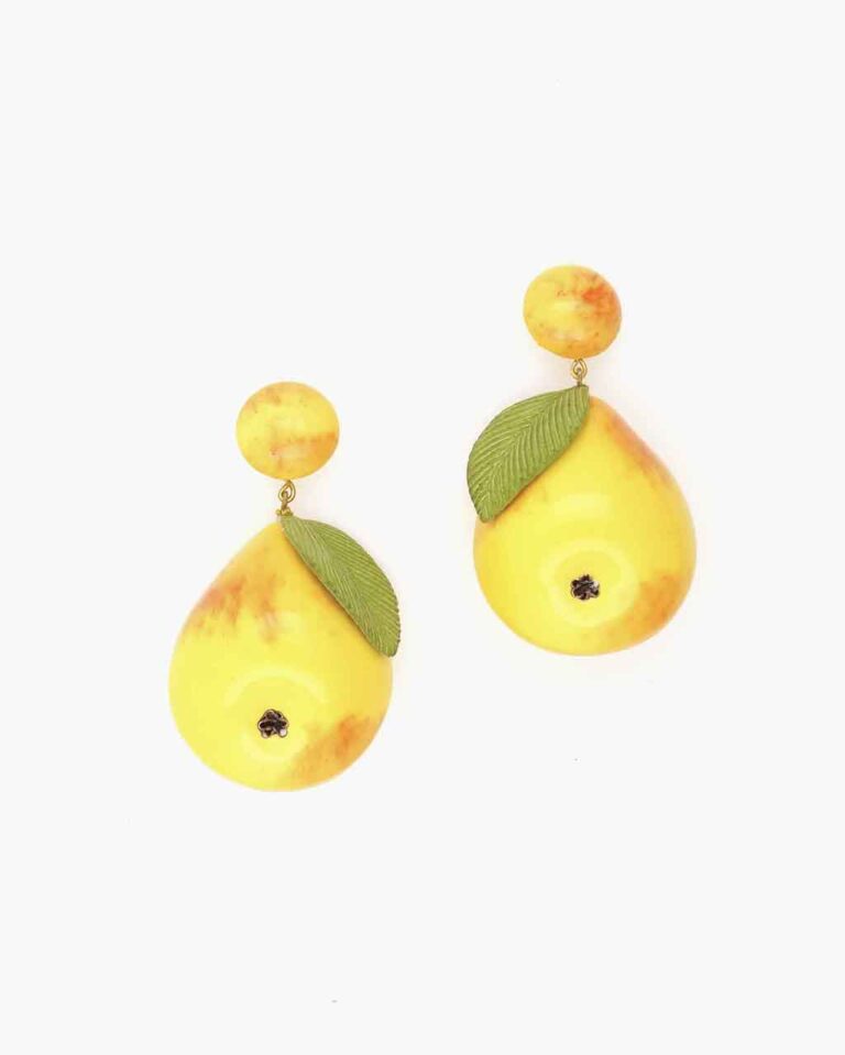 Ciléa Bijoux - Boucle d'oreille longue Poire - Maxi – Tiges (oreilles percées)