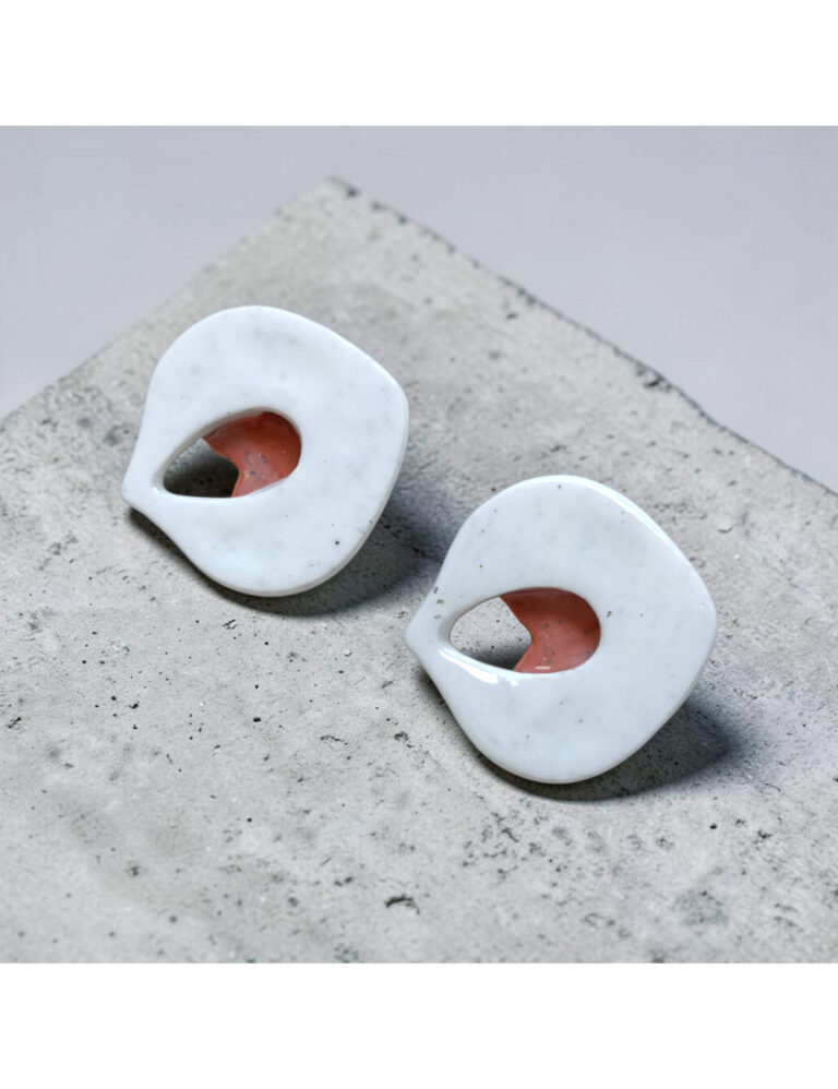 L’Atelier de Patricia - Boucles d'oreilles interchangeable - étoiles de mer – Marron clair