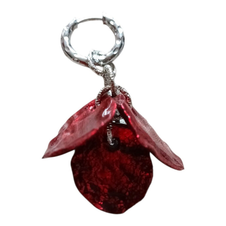 L’Atelier de Patricia - Boucles d'oreilles interchangeable – Rouge