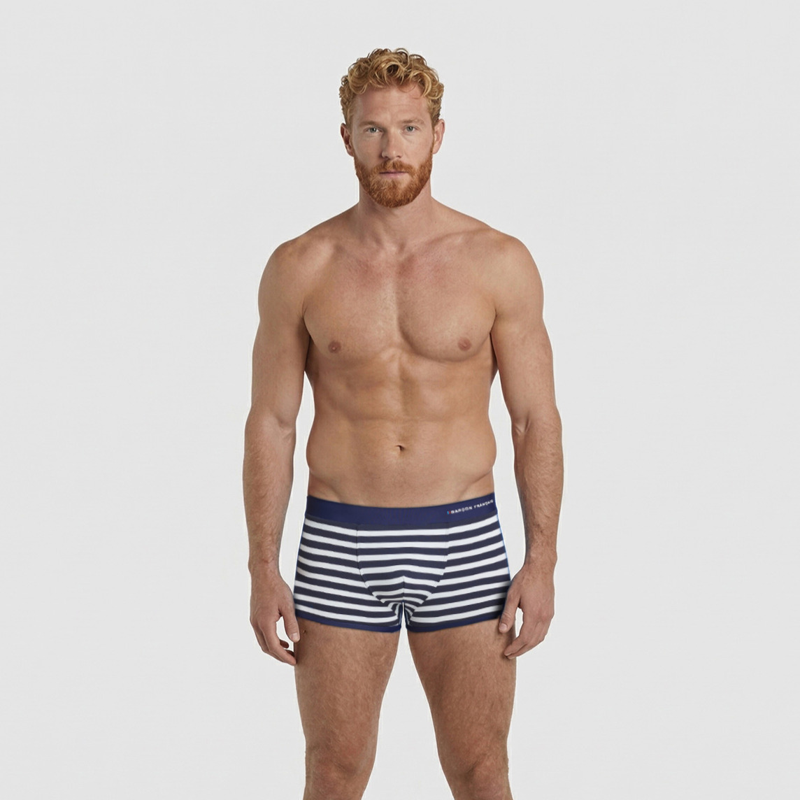 boxer de bain mariniere 4 69d79f187f9a1 Garçon Français - Boxer de bain Marinière - broderie