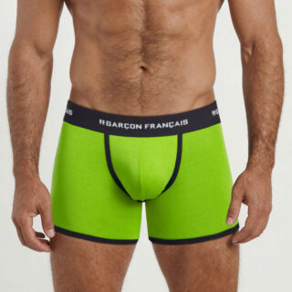 Boxer classique vert pomme par la marque Garçon Français Garçon Français - Boxer classique vert pomme