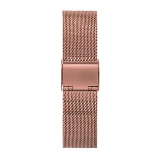 Menthe à l’eau - Bracelet 18 mm maille milanaise dorée rose
