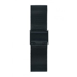 Menthe à l’eau - Bracelet 18 mm maille milanaise noire
