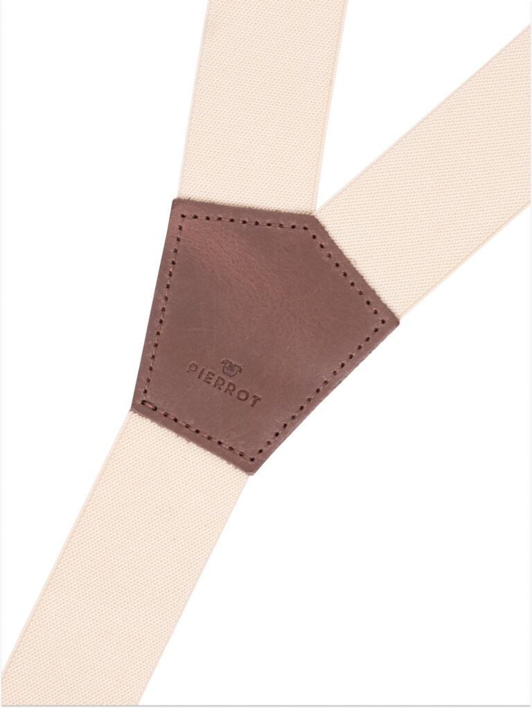 Pierrot - Bretelles à Boutons – Beige