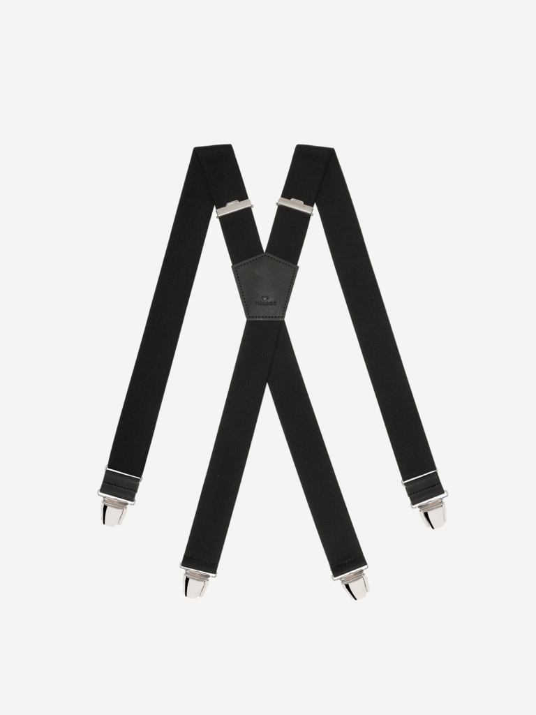 Pierrot - Bretelles Unies Finitions Cuir