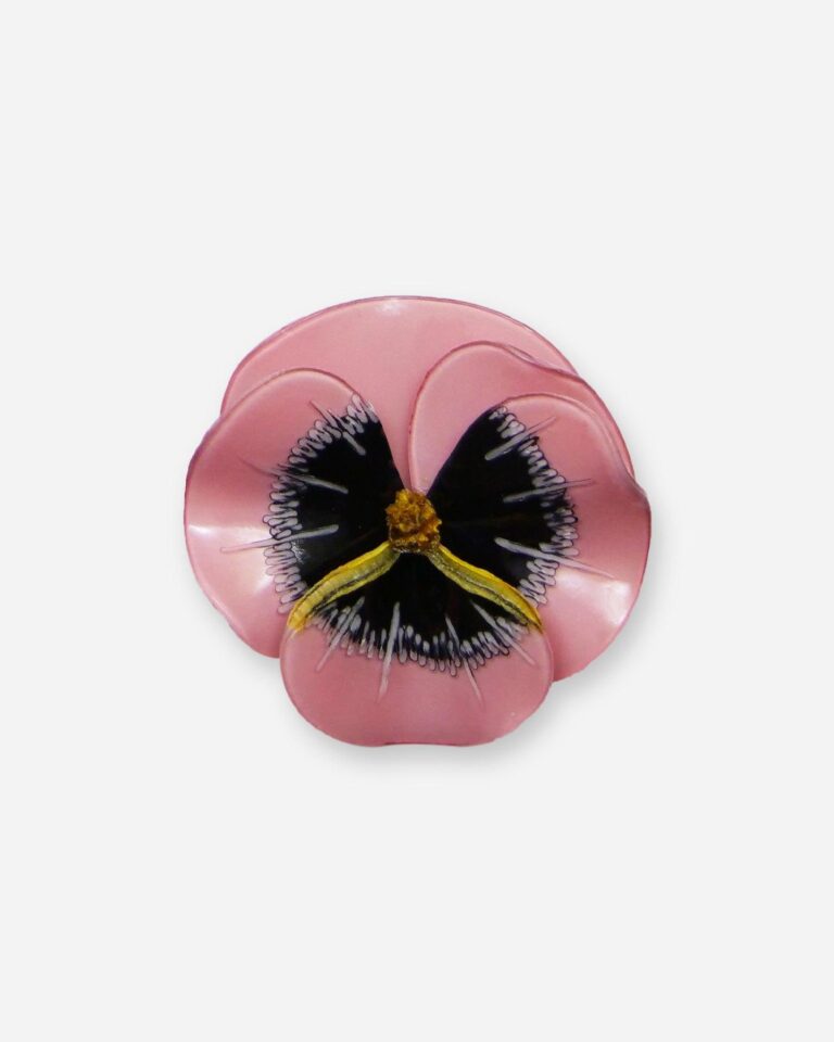 Ciléa Paris - Broche Pensée - Grand – Vert