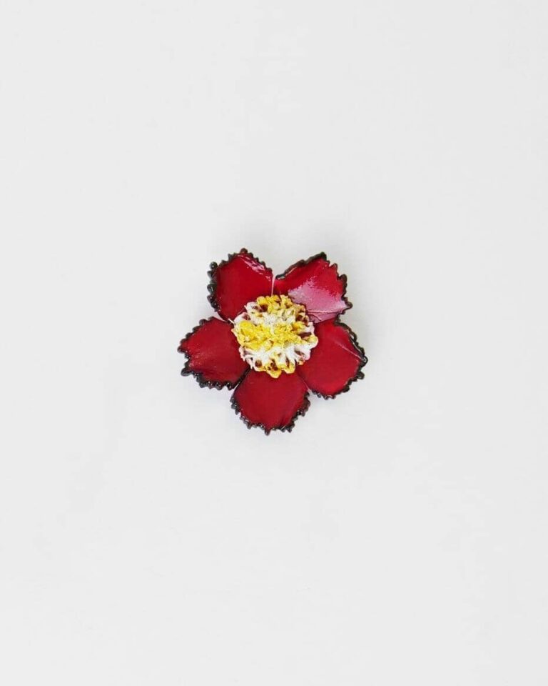Ciléa Paris - Pin’s fleur Tuba – Vert