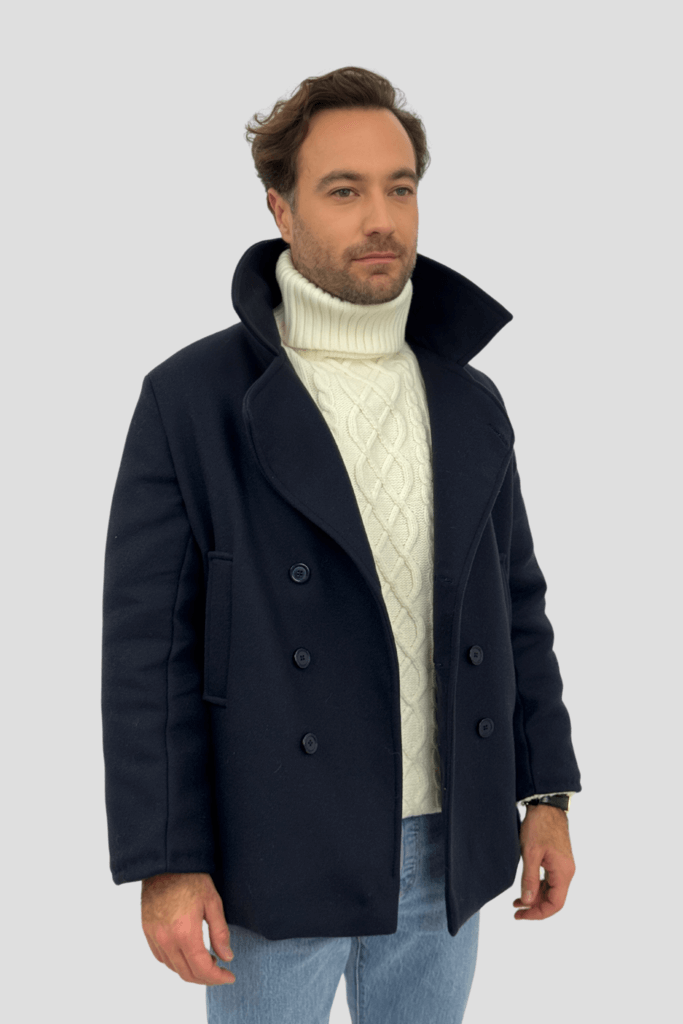 Coulange - Caban Court cachemire B56 – 3XL