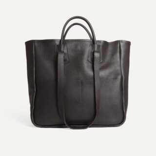 Cabas Méline – Marron brun par la marque Bleu de Chauffe Bleu de Chauffe - Cabas Méline – Marron brun