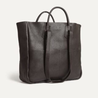 Cabas Méline – Marron brun par la marque Bleu de Chauffe Bleu de Chauffe - Cabas Méline – Marron brun