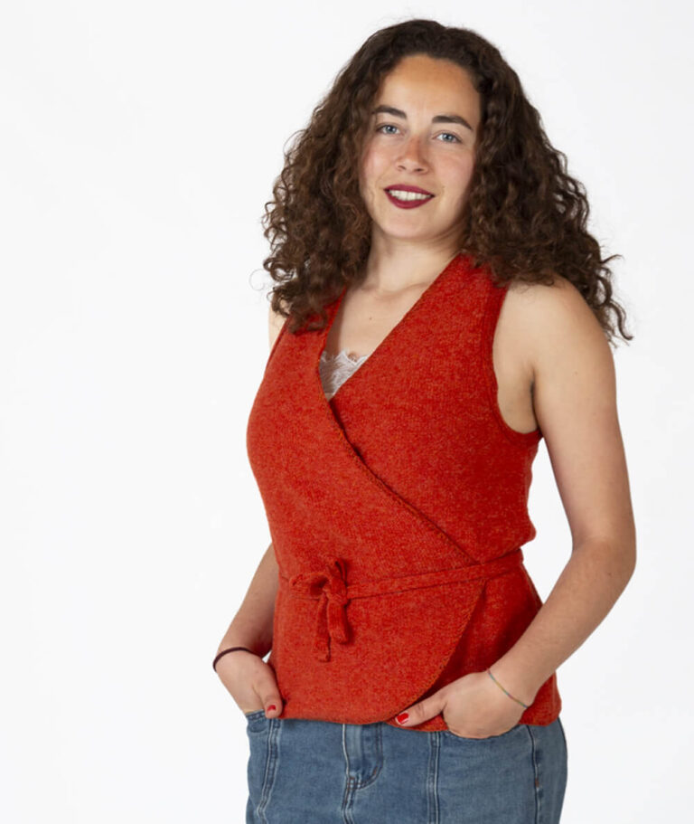 Ardelaine - Gilet cache-coeur en laine - Lyas