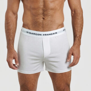 Caleçon blanc par la marque Garçon Français Garçon Français - Caleçon blanc