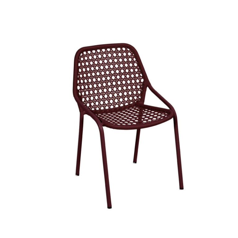 FERMOB - Chaise de repas FERMOB Croisette en métal et polyéthlène - 4 coloris