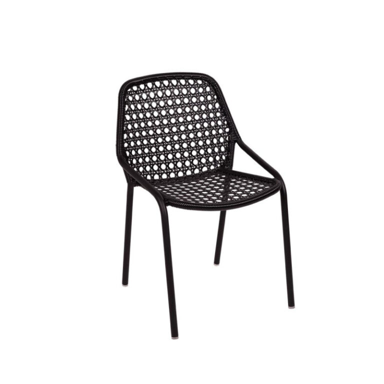 FERMOB - Chaise de repas FERMOB Croisette en métal et polyéthlène - 4 coloris