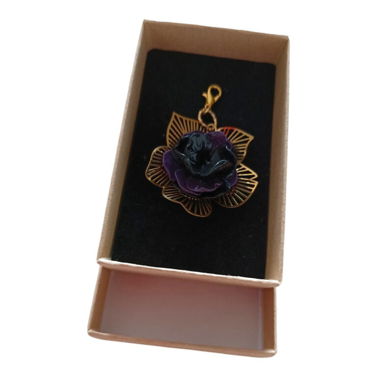 L’Atelier de Patricia - Charms breloque – violet fonce