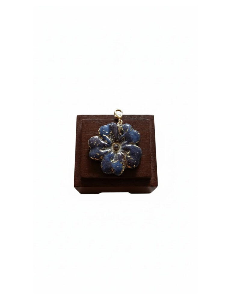 charms breloque 12 L’Atelier de Patricia - Charms breloque – Bleu clair et dore