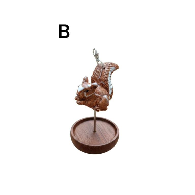 L’Atelier de Patricia - Charms breloque écureuil marron – Marron clair