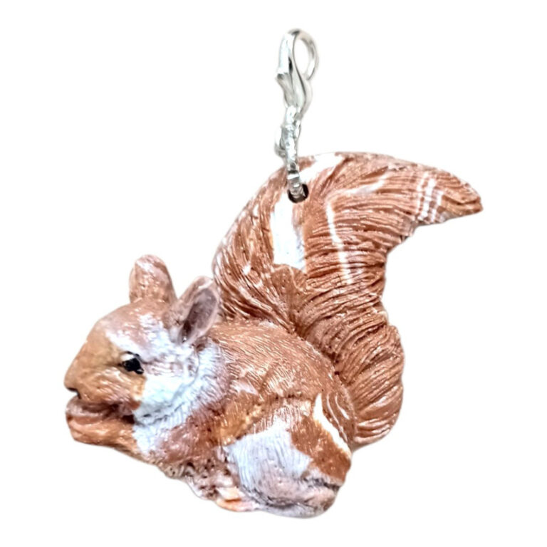 L’Atelier de Patricia - Charms breloque écureuil marron – Marron clair