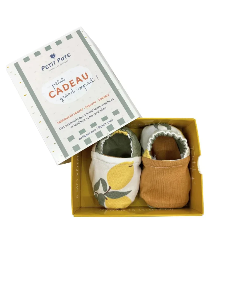Petit Pote - Chaussons bébé souples – Aqua / 18-20
