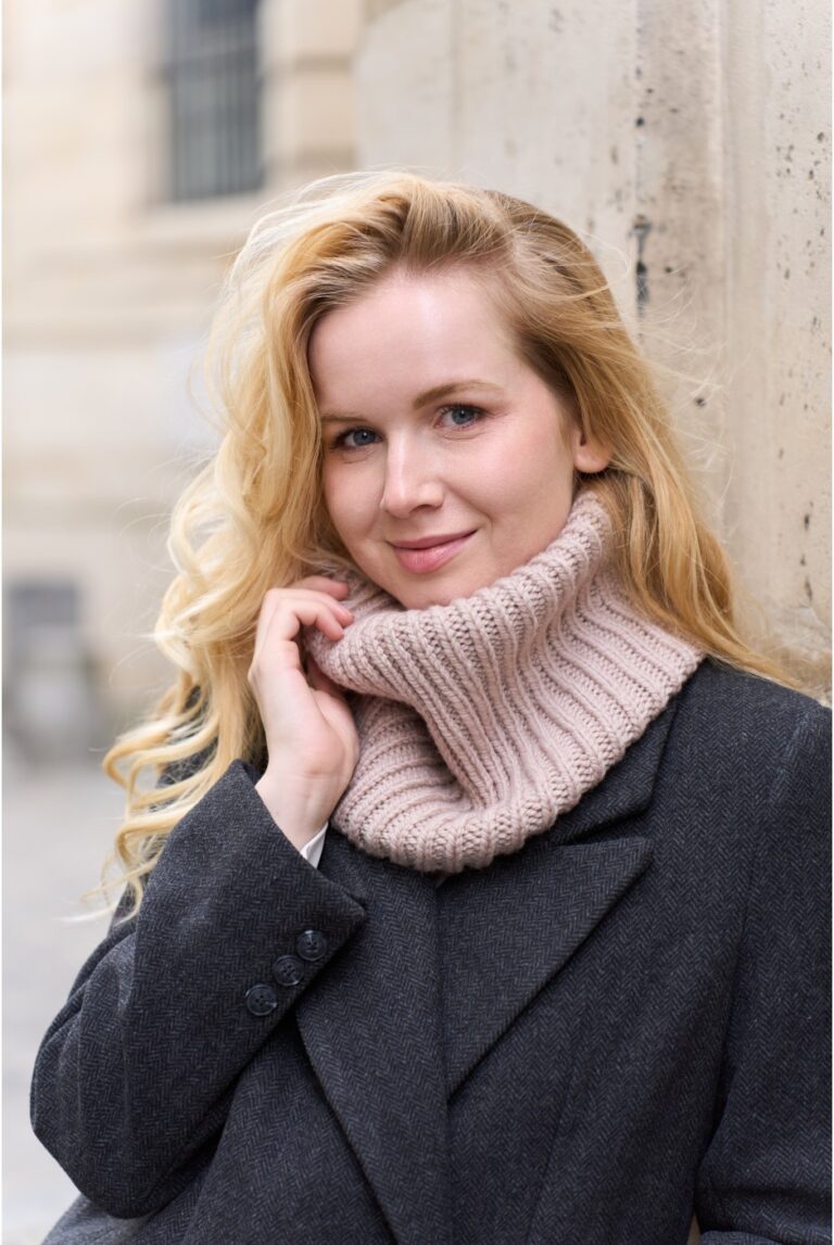 Maison Bonnefoy - Tour de cou Claire Beige