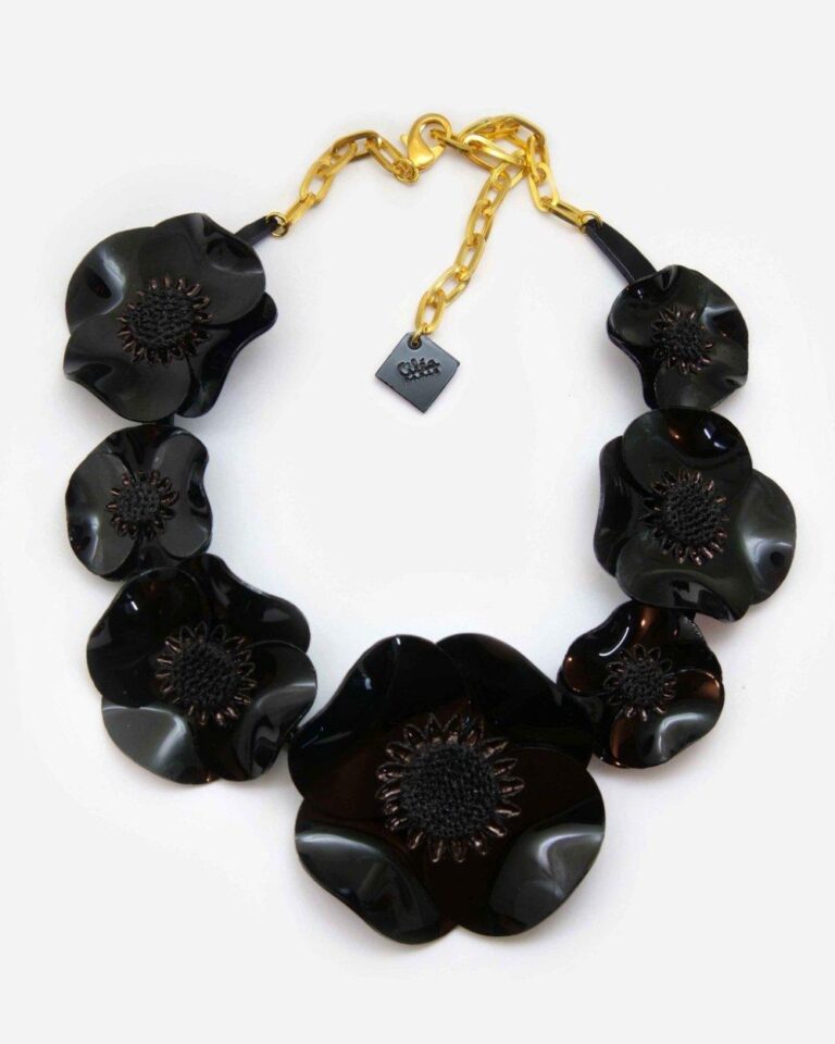 Ciléa Paris - Collier Anémone - Maxi – Rouge