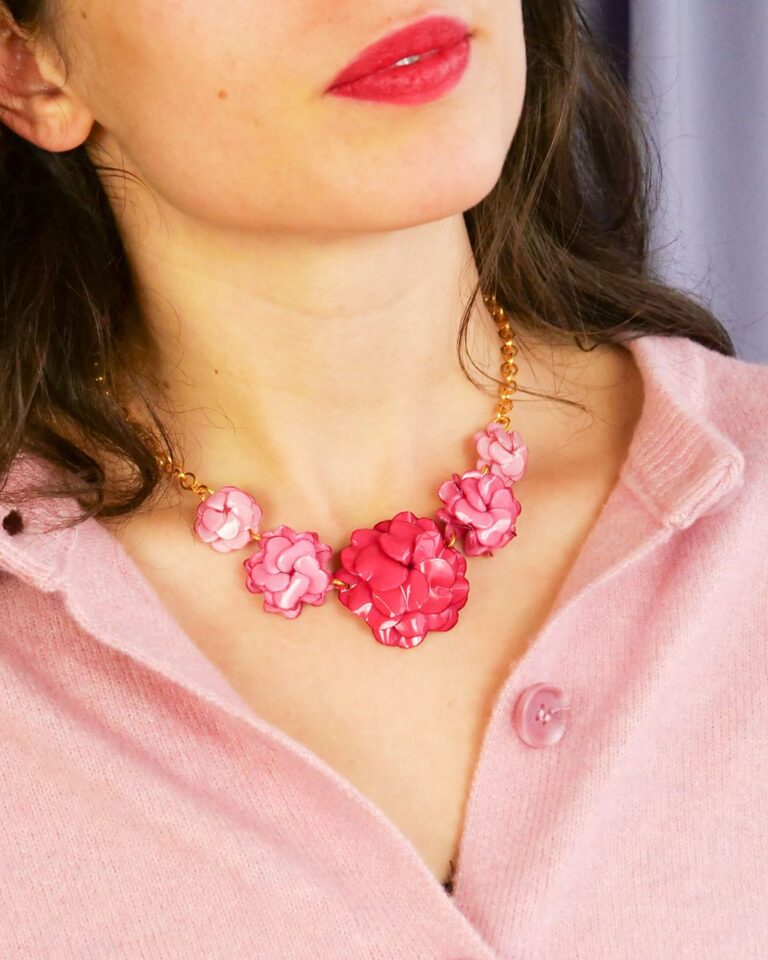 Ciléa Paris - Collier Géranium - Petit – Bleu