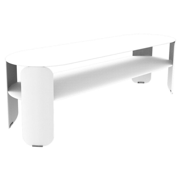 FERMOB - Console basse rectangulaire FERMOB Bebop 120x40cm en métal - 25 coloris