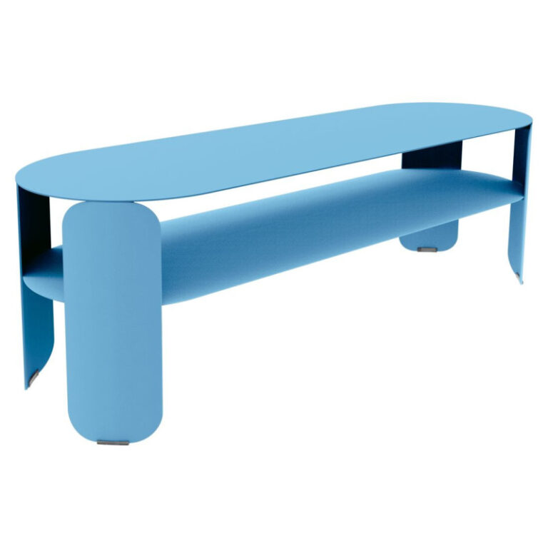 FERMOB - Console basse rectangulaire FERMOB Bebop 120x40cm en métal - 25 coloris