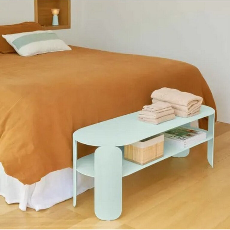 FERMOB - Console basse rectangulaire FERMOB Bebop 120x40cm en métal - 25 coloris