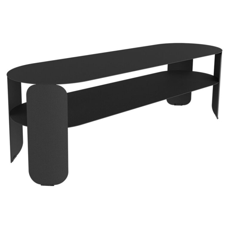 FERMOB - Console basse rectangulaire FERMOB Bebop 120x40cm en métal - 25 coloris