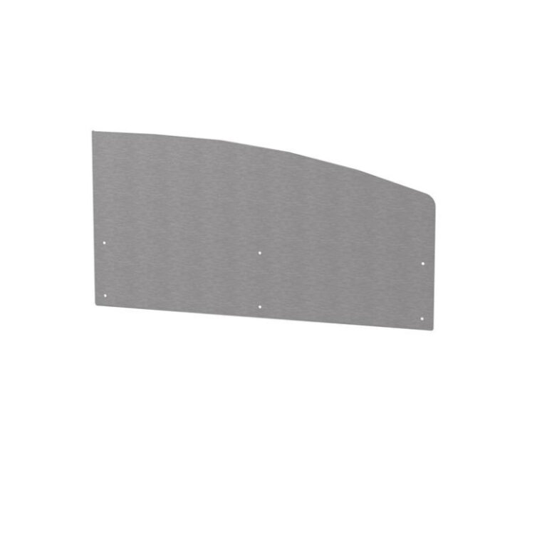 LE MARQUIER - Crédence courbe droite LE MARQUIER pour cuisine d'extérieur inox
