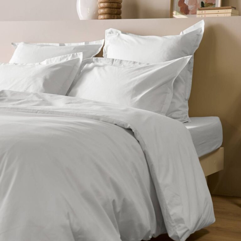 ESSENTIELS PAR CAMIF - Drap housse grand bonnet 40 cm coton bio Fil & Sens