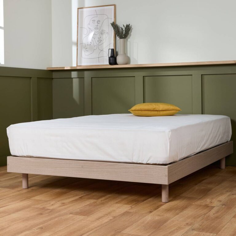 COSI PAR CAMIF - Sommier kit décor bois Elian