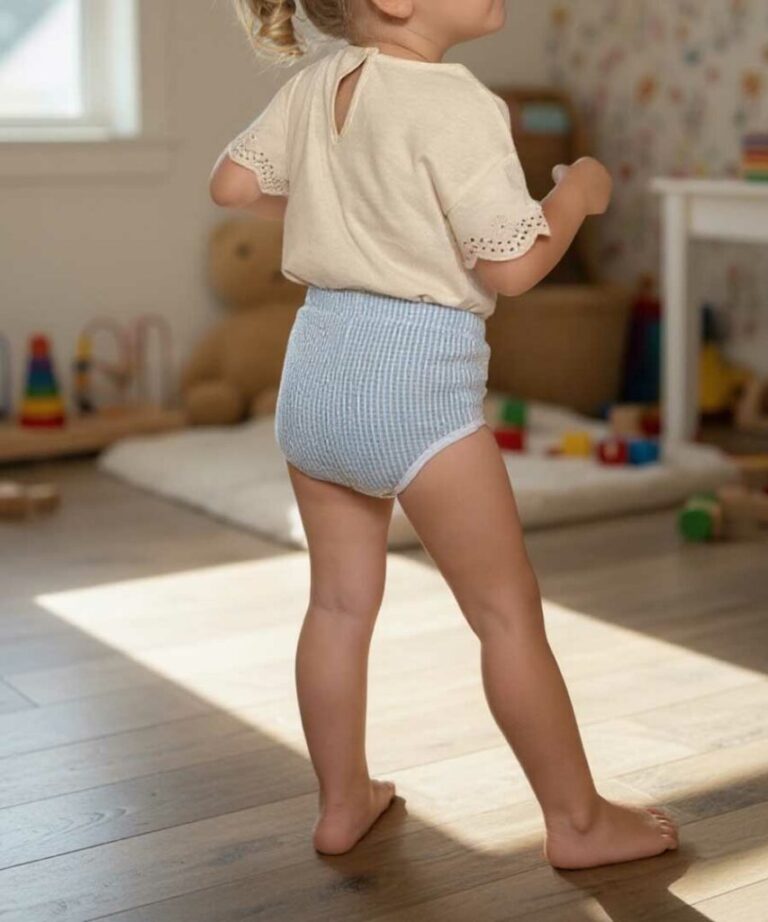 Callibébé - Culotte d’apprentissage – Seersucker bleu – 15-18kg