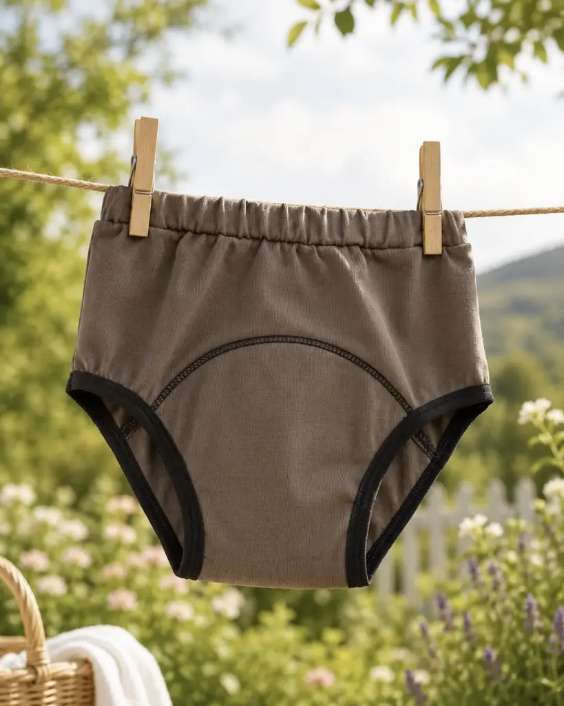 culotte apprentissage kaki 819x1024 1 Callibébé - Culotte d’apprentissage – Kaki – 15-18kg